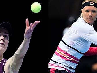 Svitolina and Bertens the late...